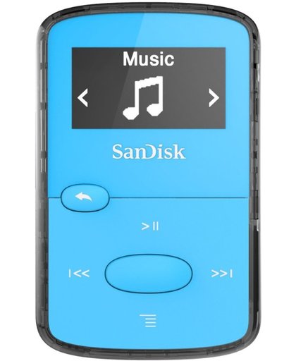 Sandisk Mp3 Clip Jam - mp3-speler 8Gb - Lichtblauw