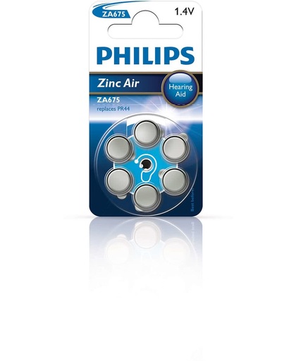 Philips Minicells Batterij ZA675B6A/00 niet-oplaadbare batterij