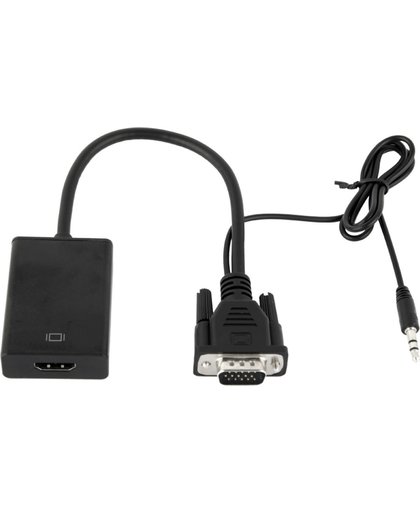 VGA + Audio to Full HD 1080P HDMI Video Converter Box Adapter voor HDTV
