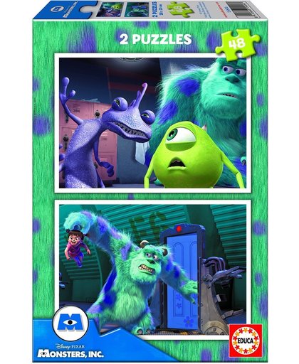 Educa Disney Pixar Monsters & co - 2 puzzels van 48 stukjes