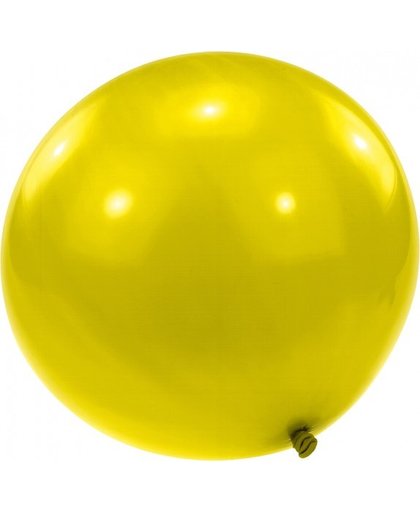 Amscan mega ballon geel 80 cm