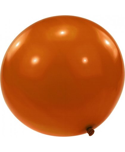Amscan mega ballon oranje 80 cm
