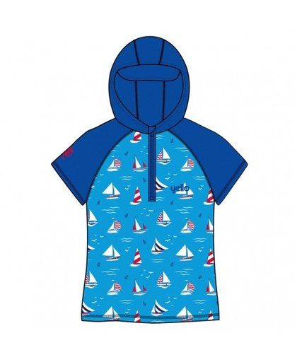 Yello UV werende hoodie sailboat junior blauw 3 4 jaar