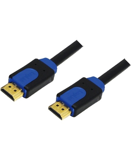 LogiLink CHB1110 10m HDMI HDMI Zwart, Blauw HDMI kabel