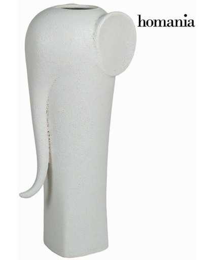 Witte zilveren vaas by Homania