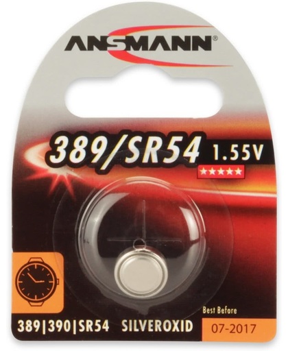 Ansmann horloge batterij Silveroxid 1.55V SR54/389/390