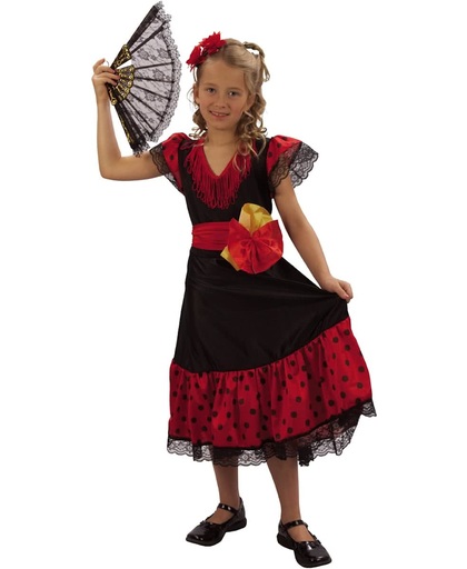 Spaanse danseres kostuum voor meisjes - Verkleedkleding - 140/152