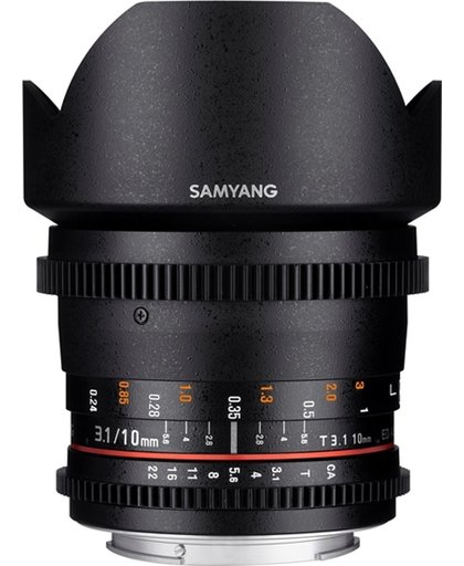 Samyang 10mm T3.1 Vdslr Ed As Ncs Cs II - Prime lens - geschikt voor Sony Spiegelreflex