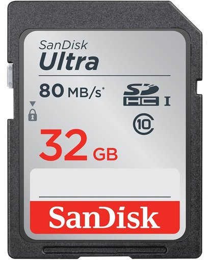 SanDisk SDHC Ultra 32.0GB 80MB/s CL10