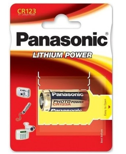Panasonic PHOTO Power CR123A blister Lithium batterij