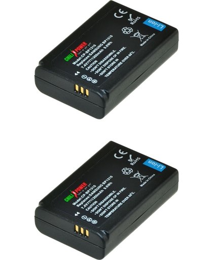 ChiliPower BP1310 accu voor Samsung - 1300mAh - 2-Pack