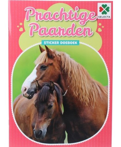 Selecta prachtige paarden sticker doeboek
