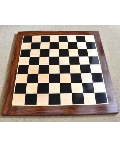Absoluut subliem prachtig Houten Schaakbord, 58x58cm, 5500 gram zwaar, voor uw luxe schaakspel