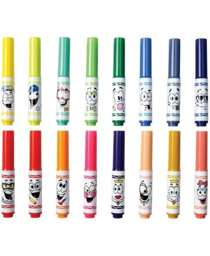 Crayola Viltstiften met fantasiepunten 16 stuks