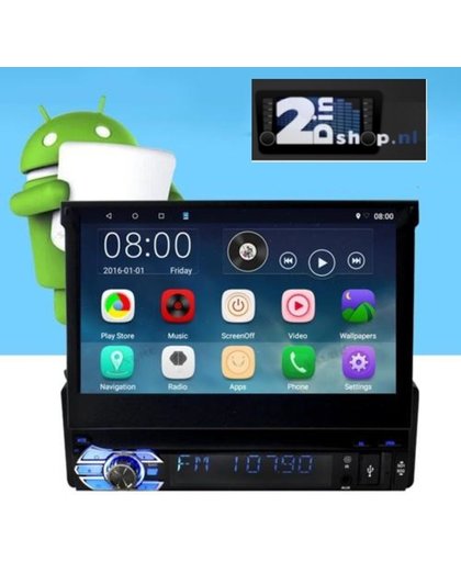 1 Din Android 6.0 Autoradio navigatiesysteem