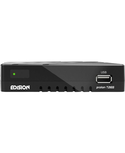 Edision PROTON T265 Kabel, Satelliet Volledige HD Zwart TV set-top box