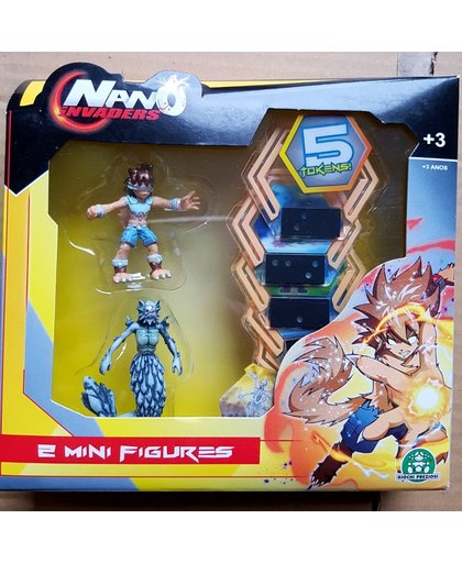 Nano Invaders 2 Mini figures 5 Tokens
