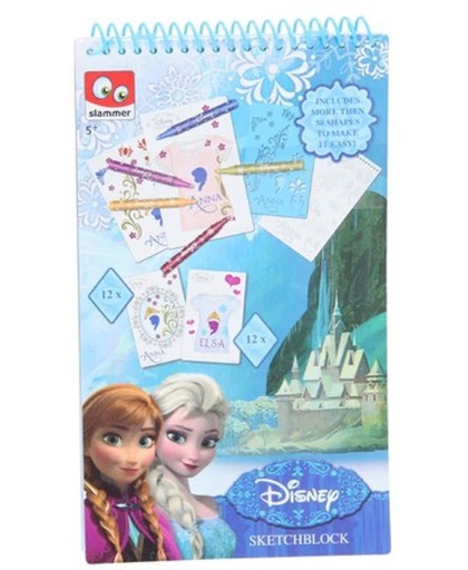 Disney Frozen Sjablonen Doeboek - Schetsboek