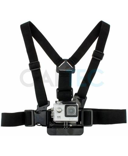 Captec Frontal - GoPro chest mount - GoPro chest mount harness – Borstband - Zwart