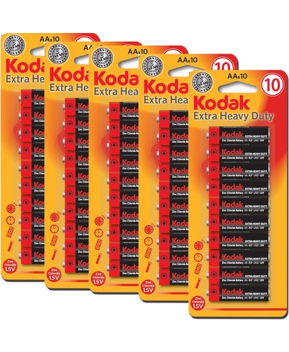 Batterij AAA Batterijen Kodak Extra Heavy Duty Goede kwaliteit Batterijen - Gratis Verzending - Mini Penlite - 50 Stuks