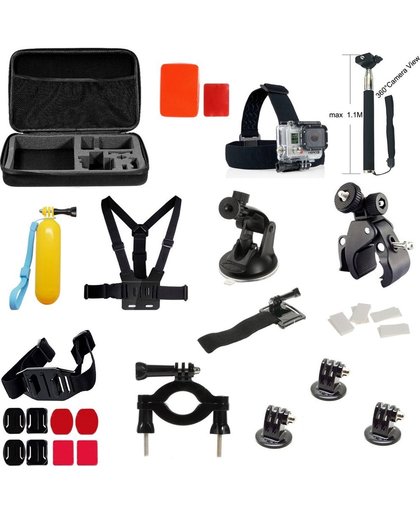 35 in 1 Gopro Accessories Kit with Chest Belt, Headstrap voor GoPro Hero 4/3+/3/2/1 en Actioncam