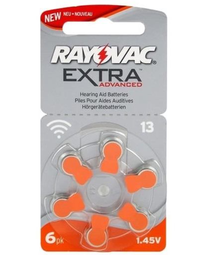 Rayovac 13 extra advanced - 6 stuks
