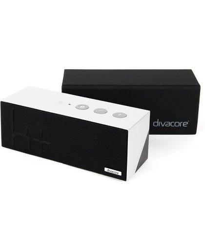 Divacore Ktulu II+ - NFC - Bluetooth speaker - Powerbank - 35uur speeltijd - Wit