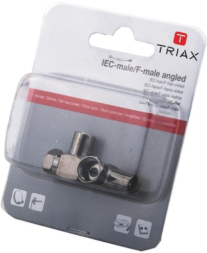 Triax T153023 Antenne Adapter IEC Male Connector - F-Connector Male