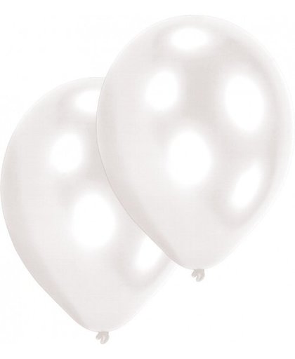 Amscan ballonnen parel wit 25 stuks 28 cm