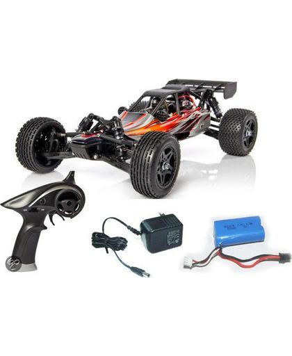 Yellow-RC Dune Racer Buggy 1/12 2,4GHZ RTR (7.4V accu en lader) Rood YEL11010