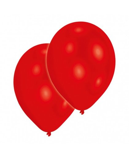 Amscan ballonnen rood 50 stuks 25 cm