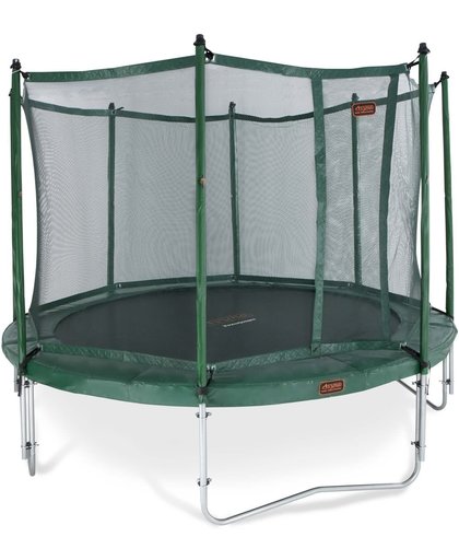 Avyna PowerJumper 14 trampoline + net boven + ladder - groen