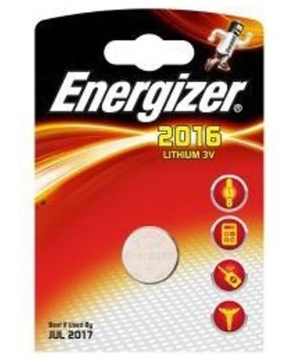 Energizer CR2016 lithium 3v