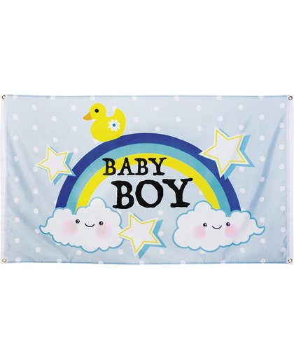 Polyester vlag Baby boy (90 x 150cm)