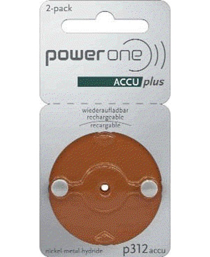 Powerone Rechargeable Hearing Aid P312 blister 2